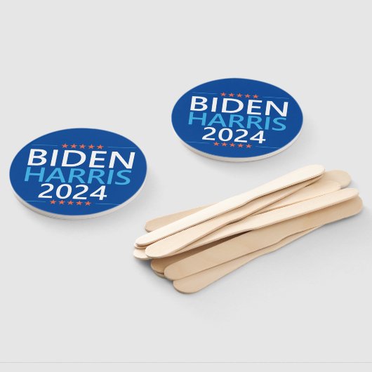 Biden Harris 2024 voor de President US-verkiezinge Handwaaier (Niet-gemonteerd)