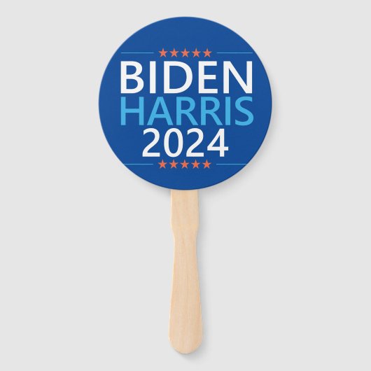Biden Harris 2024 voor de President US-verkiezinge Handwaaier (Voorkant)