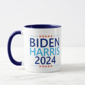 Biden Harris 2024 voor de President US-verkiezinge Mok (Links)