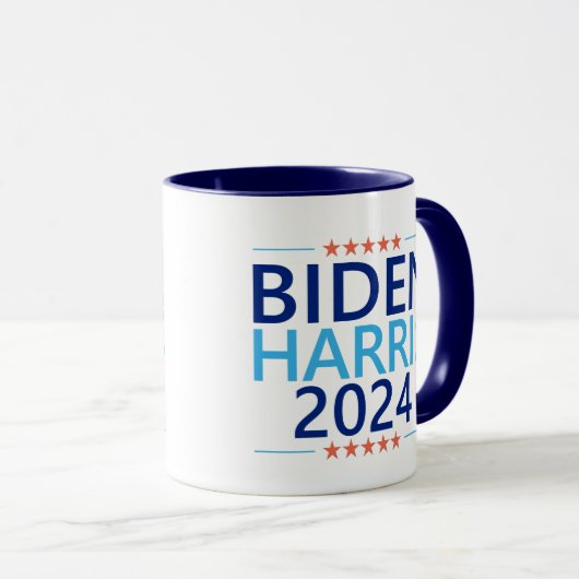 Biden Harris 2024 voor de President US-verkiezinge Mok (Voorkant rechts)