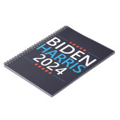 Biden Harris 2024 voor de President US-verkiezinge Notitieboek (Linkerzijde)