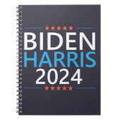 Biden Harris 2024 voor de President US-verkiezinge Notitieboek (Voorkant)