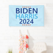 Biden Harris 2024 voor de President US-verkiezinge Spandoek (Insitu)