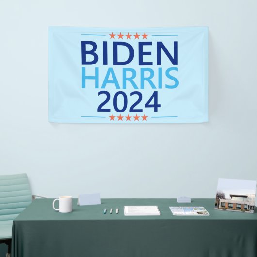 Biden Harris 2024 voor de President US-verkiezinge Spandoek (Beurs)