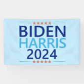 Biden Harris 2024 voor de President US-verkiezinge Spandoek (Horizontaal)