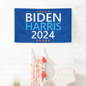 Biden Harris 2024 voor de President US-verkiezinge Spandoek (Insitu)