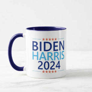 Biden Harris 2024 voor President VS Verkiezingen Mok