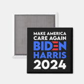 Biden / Harris - 2024 - Zorg opnieuw voor Amerika Magneet (Voorkant / Achterkant)