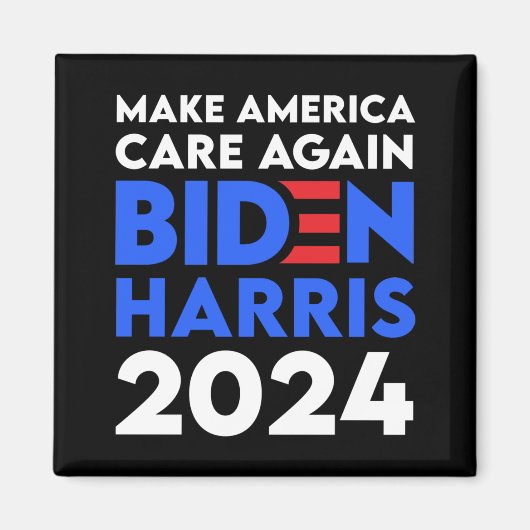 Biden / Harris - 2024 - Zorg opnieuw voor Amerika Magneet (Voorkant)