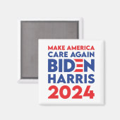 Biden / Harris - 2024 - Zorg opnieuw voor Amerika Magneet (Voorkant / Achterkant)