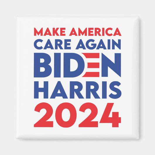 Biden / Harris - 2024 - Zorg opnieuw voor Amerika Magneet (Voorkant)