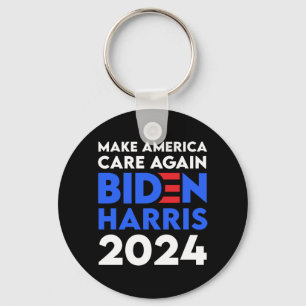 Biden / Harris - 2024 - Zorg opnieuw voor Amerika Sleutelhanger