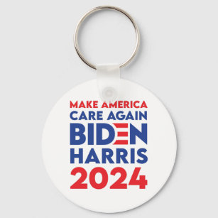 Biden / Harris - 2024 - Zorg opnieuw voor Amerika Sleutelhanger