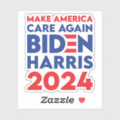 Biden / Harris - 2024 - Zorg opnieuw voor Amerika Sticker (Vel)