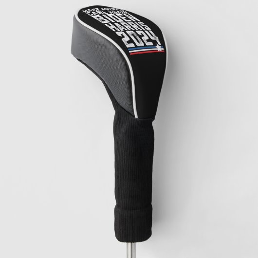 Biden Harris 2024 Zorg Weer Golfheadcover (Schuin)