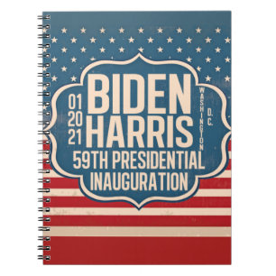 Biden Harris 59th Inauguration Herdenking Notitieboek