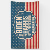 Biden Harris 59th Inauguration Herdenking Spandoek (Verticaal)