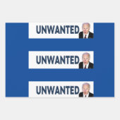 Biden Harris America's meest ongewenste anti-3 sti Inpakpapier Vel (Voorkant 3)