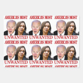 Biden Harris America's meest ongewenste anti-3 sti Inpakpapier Vel (Voorkant)