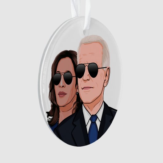 BIDEN HARRIS Aviator Ornaments Ornament (voorkant)