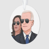 BIDEN HARRIS Aviator Ornaments Ornament (voorkant)