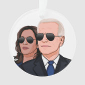 BIDEN HARRIS Aviator Ornaments Ornament (voorkant)