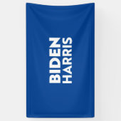 Biden Harris, blauw wit Spandoek (Verticaal)