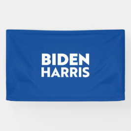 Biden Harris, blauw wit Spandoek