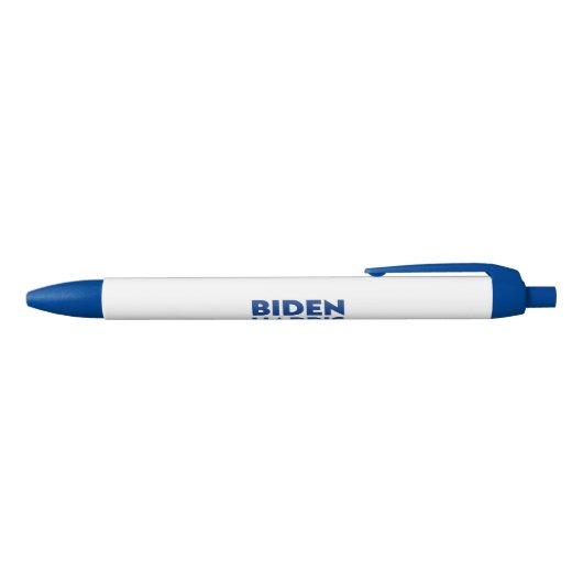 "Biden harris - blauwe witte letters Zwarte Inkt Pen (Bovenkant)