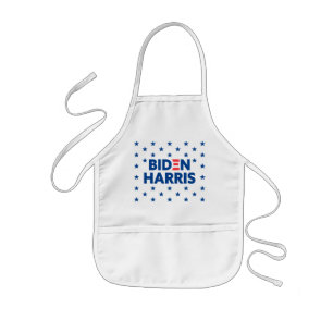 Biden / Harris Blue Stars Pattern Kinder Schort