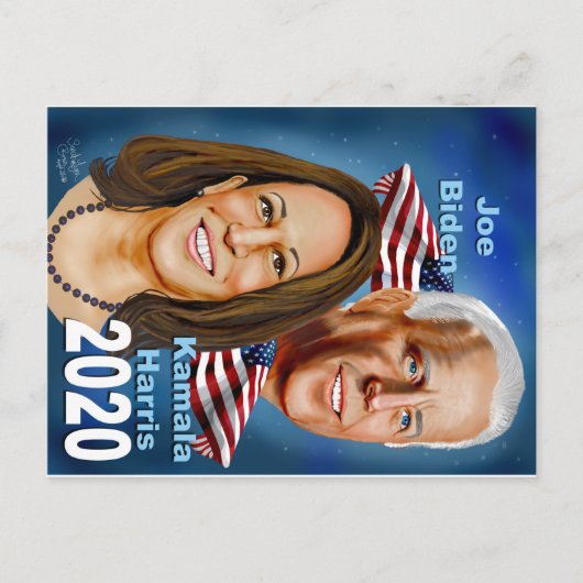 Biden Harris briefkaart (Voorkant)