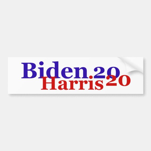 Biden Harris Bumpersticker (Voorkant)