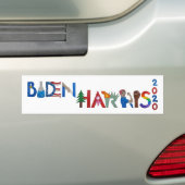 Biden Harris Bumpersticker (Op auto)