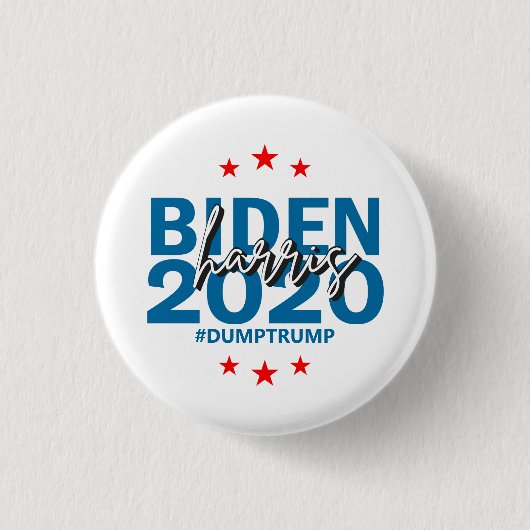 "Biden Harris" Buttonnen van het democratische Pre Ronde Button 3,2 Cm (Voorkant)