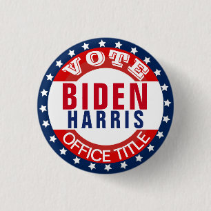 Biden Harris Campaign Sjabloon - Aangepaste Button