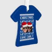 BIDEN HARRIS: CHRISTMAS KWAM VROEG ORNAMENT (voorkant)