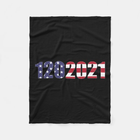 Biden Harris Code Presidentiële Inauguratie Dag 20 Fleece Deken (Voorkant)