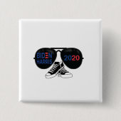 Biden/Harris Cool Campaign Gear Button (Voorkant)