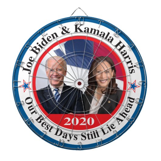 biden harris dartboard dartbord (Voorkant)