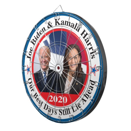 biden harris dartboard dartbord (Voorkant Rechts)