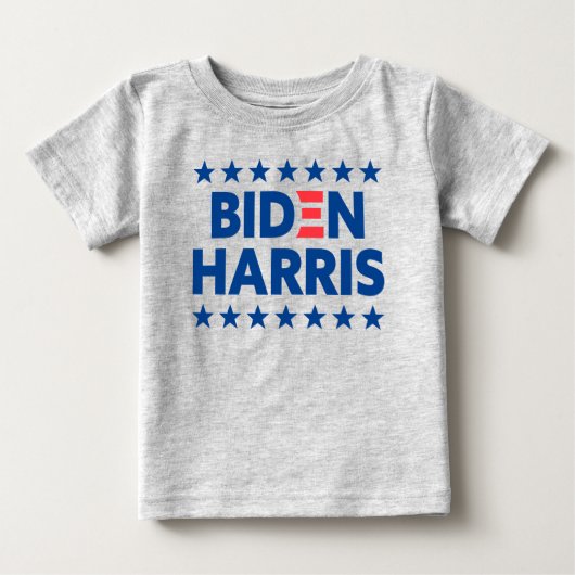 Biden Harris Election Support Blue Stars Grey (Voorkant)