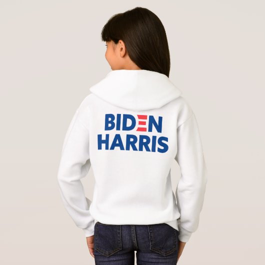 Biden/Harris Election Support White (Achterkant volledig)
