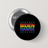 Biden Harris Gay Pride Rainbow 2020 Gift Ronde Button 5,7 Cm (Voorkant /achterkant)