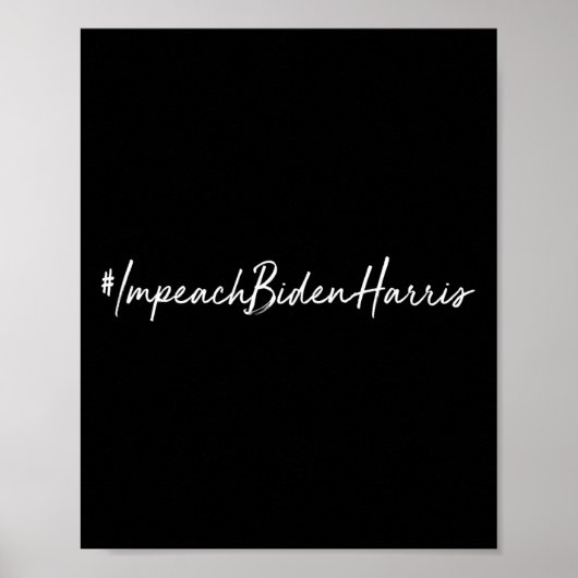 Biden Harris Grappig Republikeins Conservatief Poster (Voorkant)