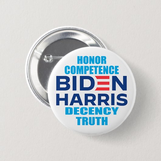 Biden Harris Honor Ronde Button 5,7 Cm (Voorkant /achterkant)