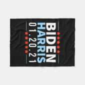 Biden Harris Inaugur van de verkiezingsoverwinning Fleece Deken (Voorkant (Horizontaal))