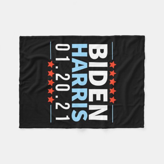 Biden Harris Inaugur van de verkiezingsoverwinning Fleece Deken (Voorkant (Horizontaal))