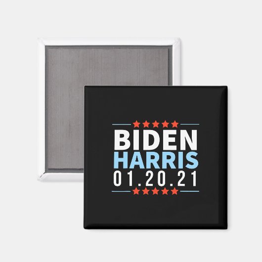 Biden Harris Inaugur van de verkiezingsoverwinning Magneet (Voorkant / Achterkant)