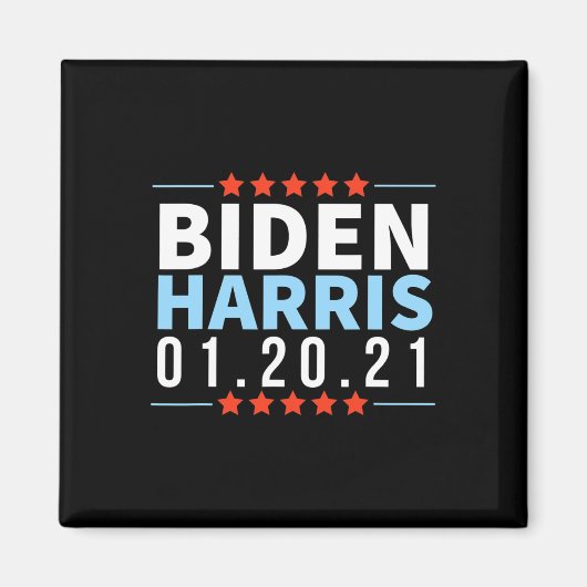Biden Harris Inaugur van de verkiezingsoverwinning Magneet (Voorkant)