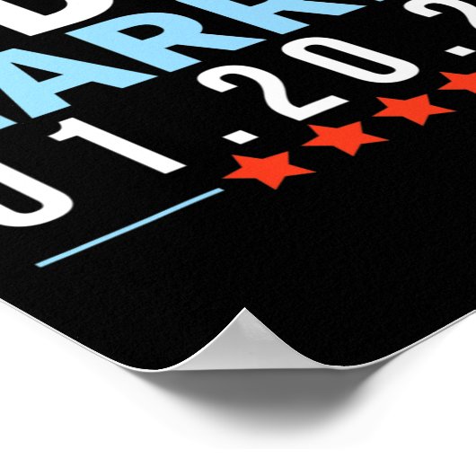 Biden Harris Inaugur van de verkiezingsoverwinning Poster (Hoek)